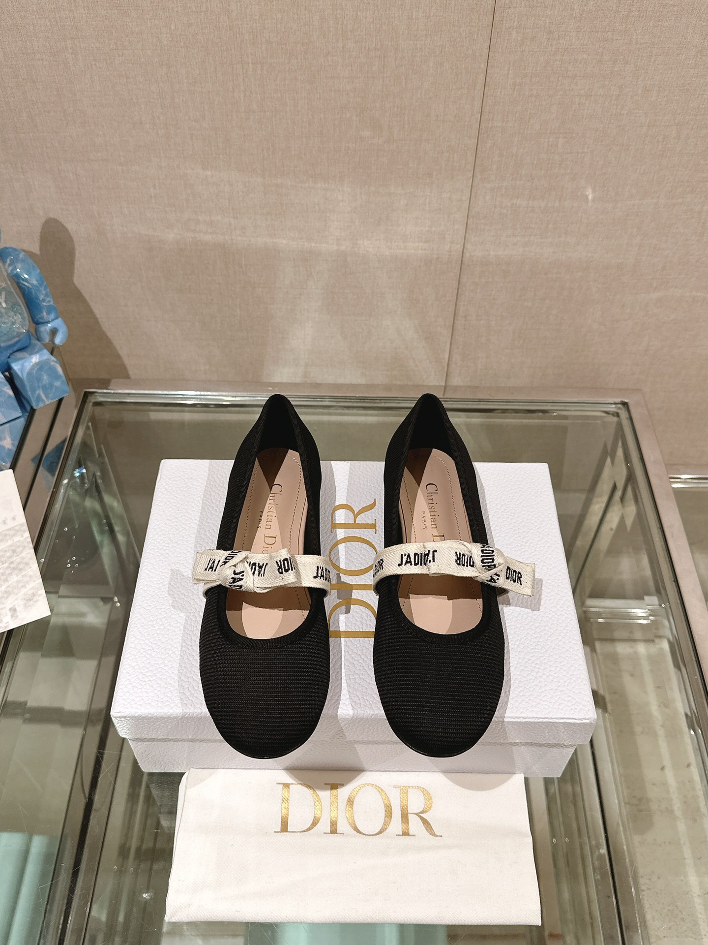 Dior Buy Flat Shoes Single Layer Shoes Embroidery Sheepskin