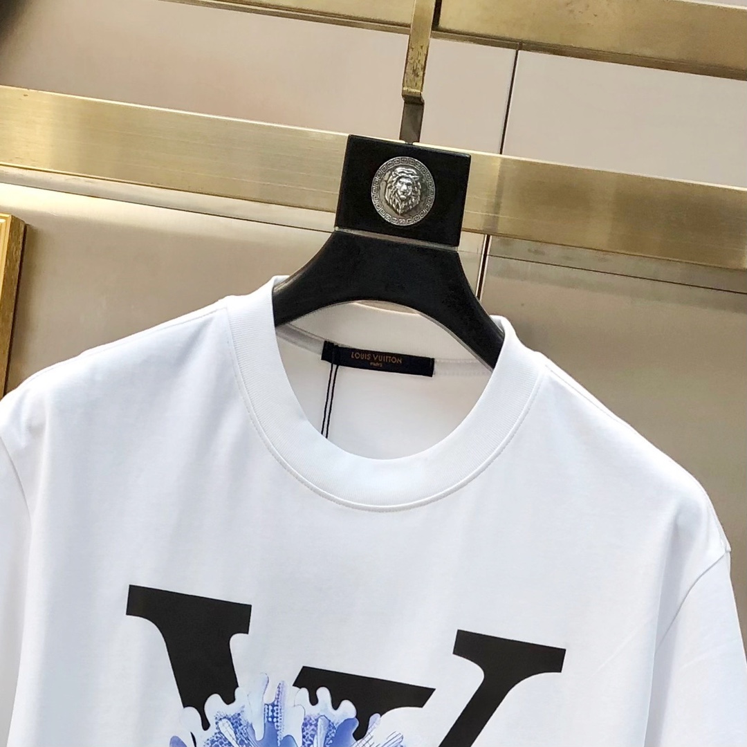  LV 路易威登2025春夏新款原单男士圆领短袖T恤 专柜同步售卖 ✨✨高端品质 高版本 OS版型阔版 