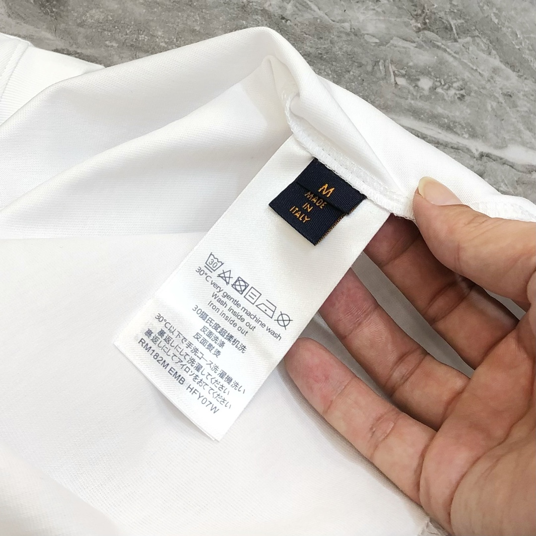  LV 路易威登2025春夏新款原单男士圆领短袖T恤 专柜同步售卖 ✨✨高端品质 高版本 OS版型阔版 