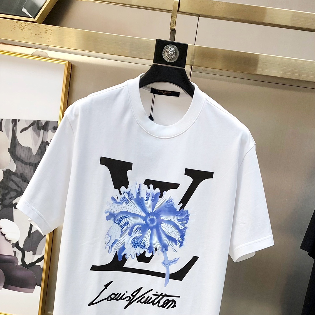  LV 路易威登2025春夏新款原单男士圆领短袖T恤 专柜同步售卖 ✨✨高端品质 高版本 OS版型阔版 