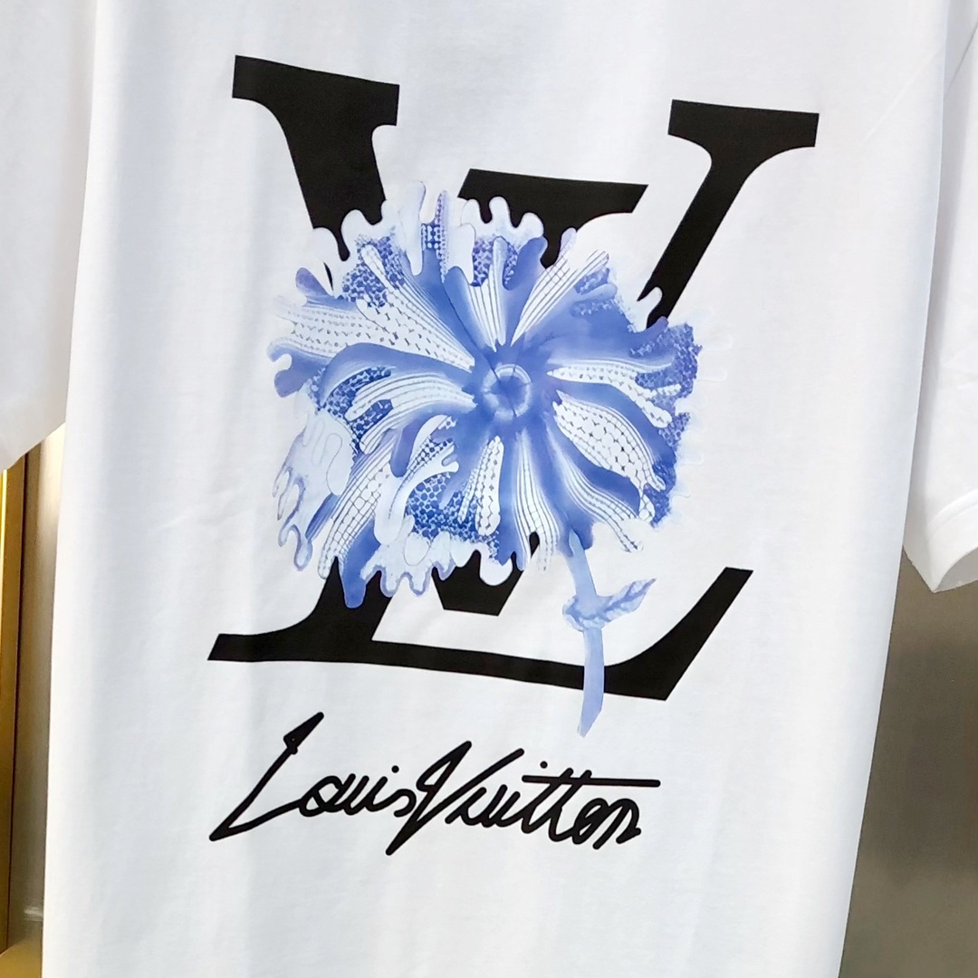  LV 路易威登2025春夏新款原单男士圆领短袖T恤 专柜同步售卖 ✨✨高端品质 高版本 OS版型阔版 