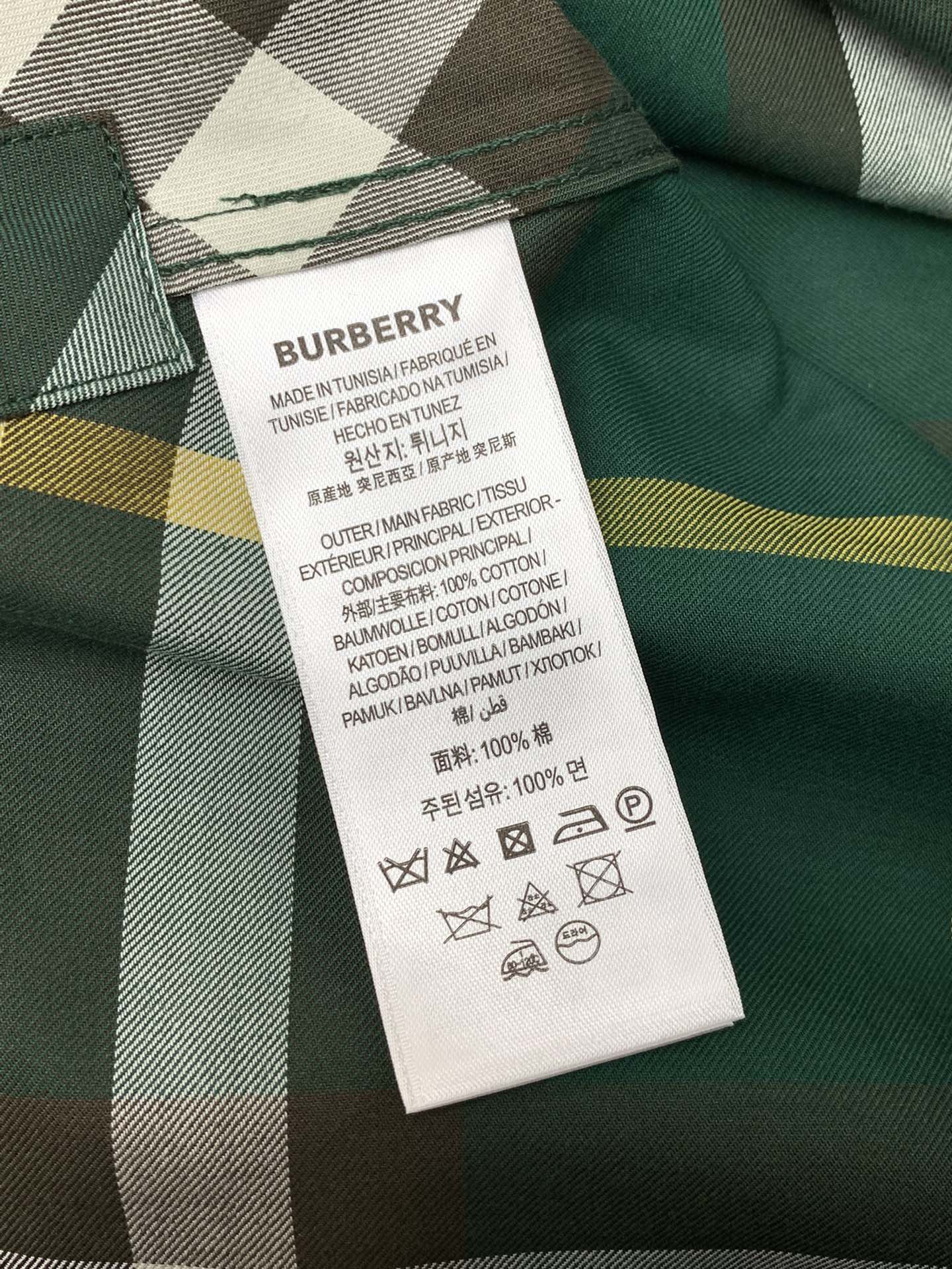 Burberry巴宝莉2024初夏最新品专柜同步有售原单狠货时尚休闲短袖衬衫进口原版面料上身舒适透气顶级