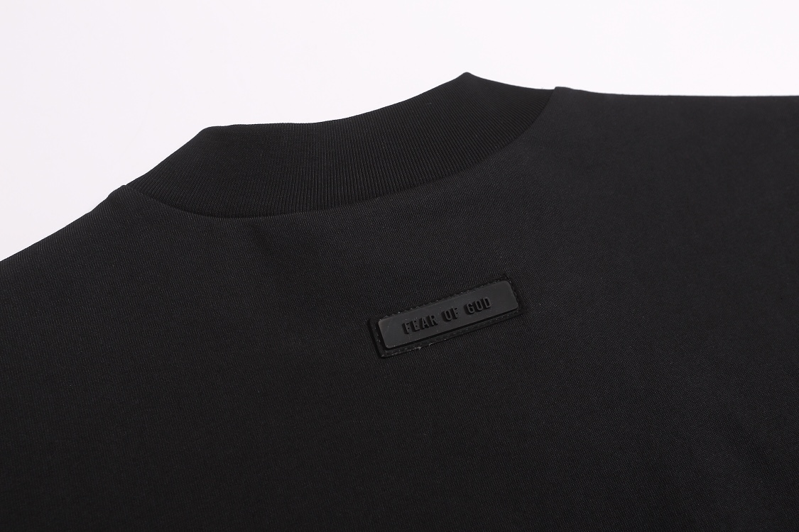 Fear of God RRR 123 T-Shirt: Cotton, 230g, Sizes S-XL, Black/White, Style ncp E2323# - 图片 9