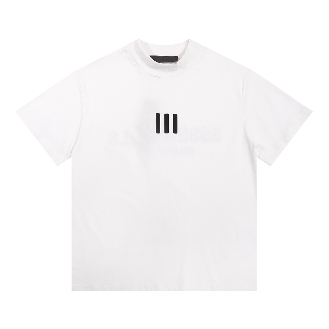 Fear of God RRR 123 T-Shirt: Cotton, 230g, Sizes S-XL, Black/White, Style ncp E2323# - 图片 2
