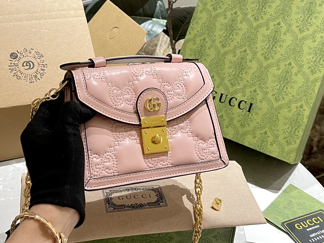 Wholesale
 Gucci AAA
 Messenger Bags Calfskin Cowhide Mini