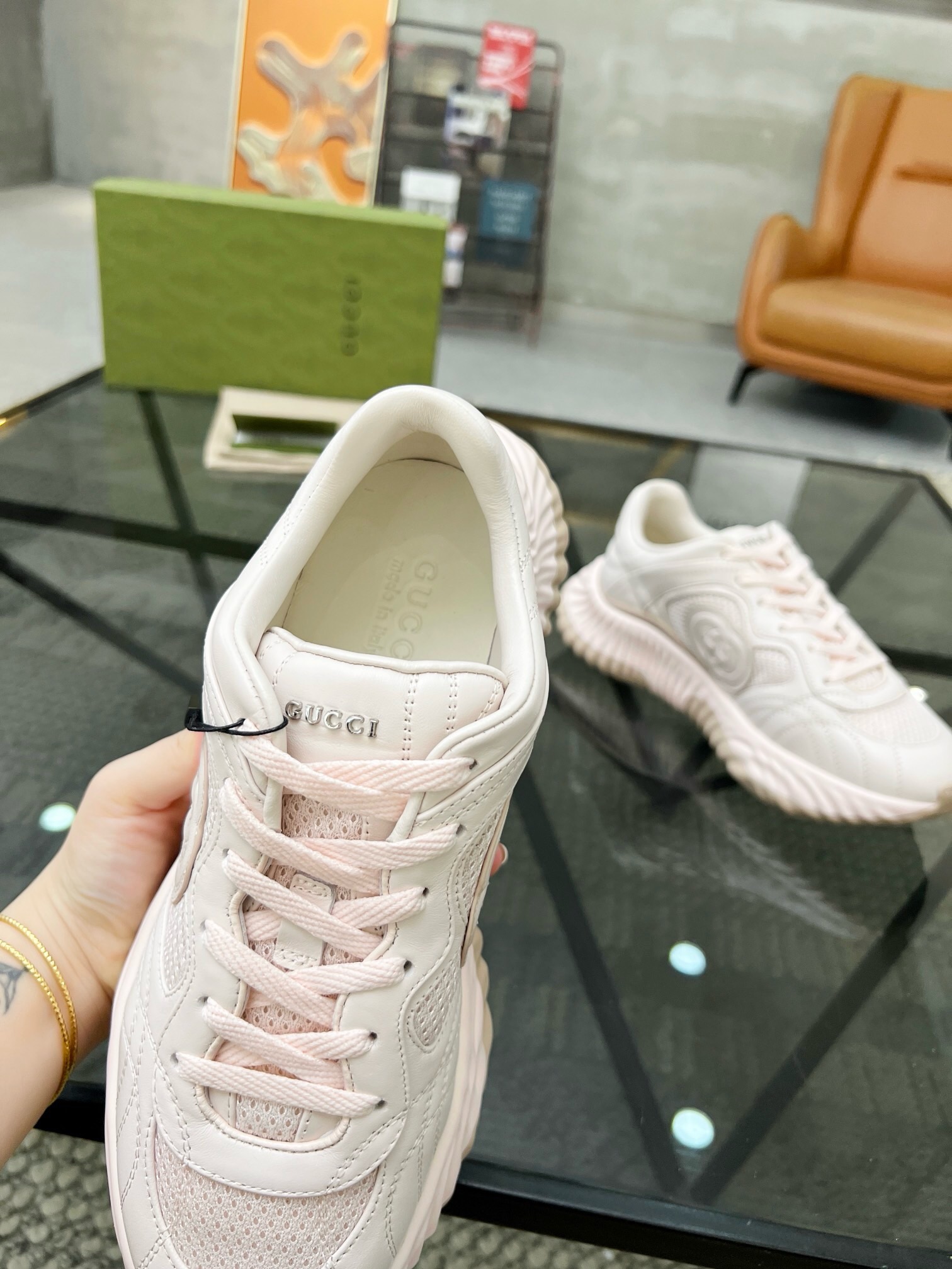 古驰 Gucci 高定典藏经典高奢皮鞋男鞋女鞋鞋履高跟鞋 #4918B153 7