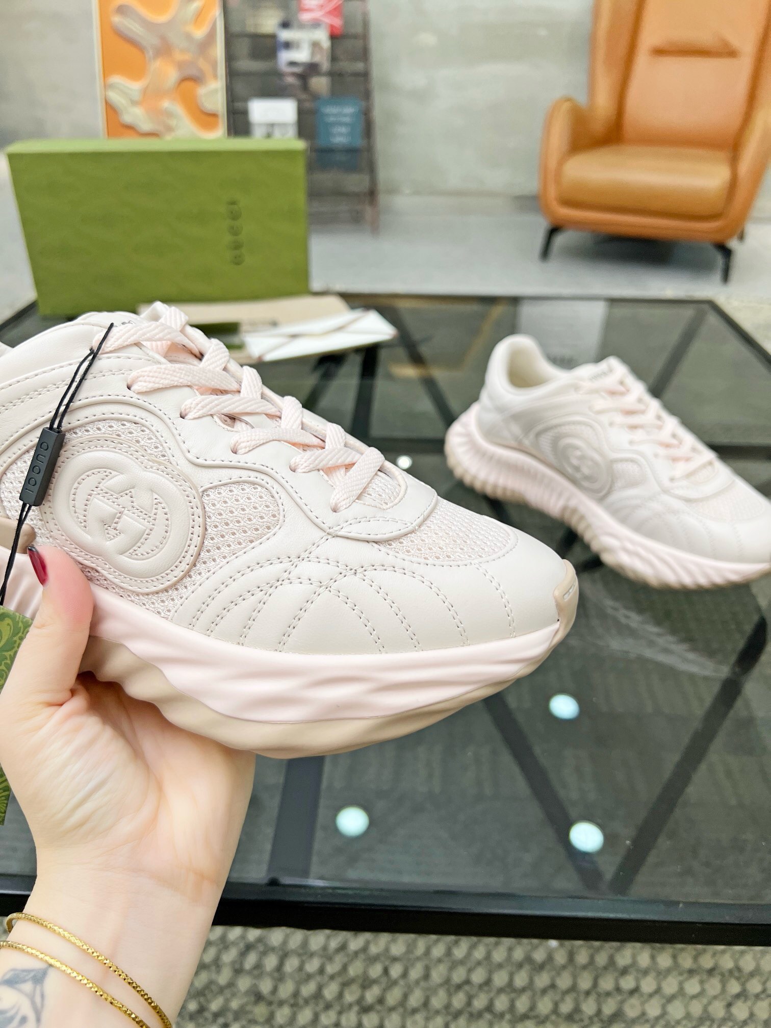古驰 Gucci 高定典藏经典高奢皮鞋男鞋女鞋鞋履高跟鞋 #4918B153 6