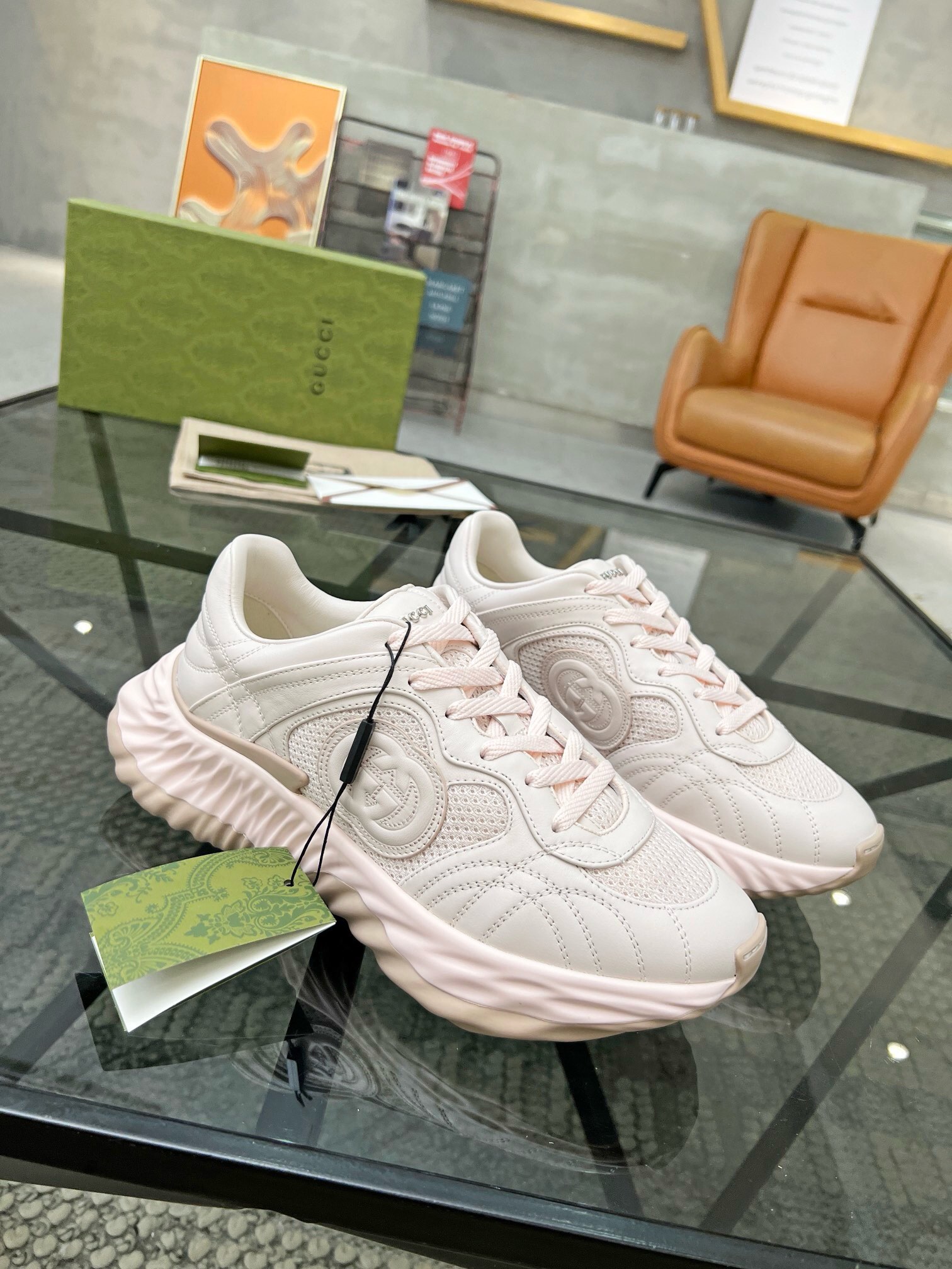 古驰 Gucci 高定典藏经典高奢皮鞋男鞋女鞋鞋履高跟鞋 #4918B153 3