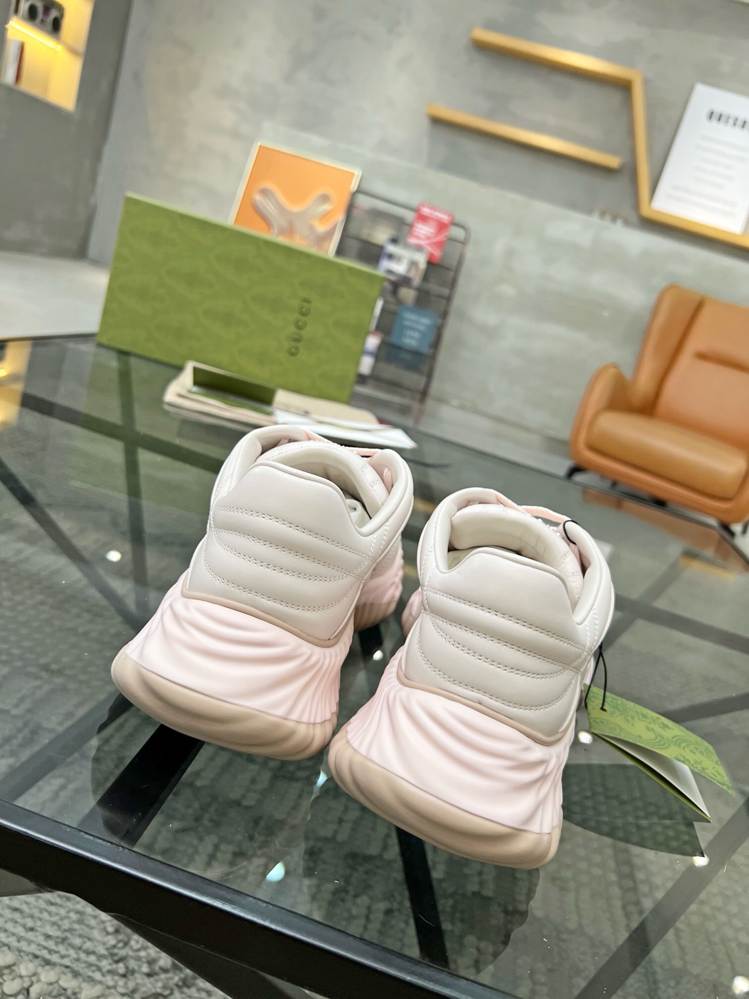古驰 Gucci 高定典藏经典高奢皮鞋男鞋女鞋鞋履高跟鞋 #4918B153 8