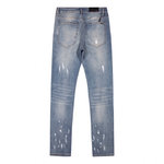 Amiri Clothing Jeans Pants & Trousers Blue White Track