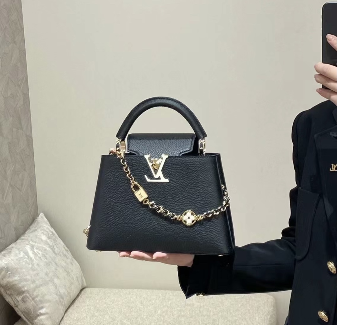 Louis Vuitton LV Capucines series chain terms official M23951 M48865 on sale