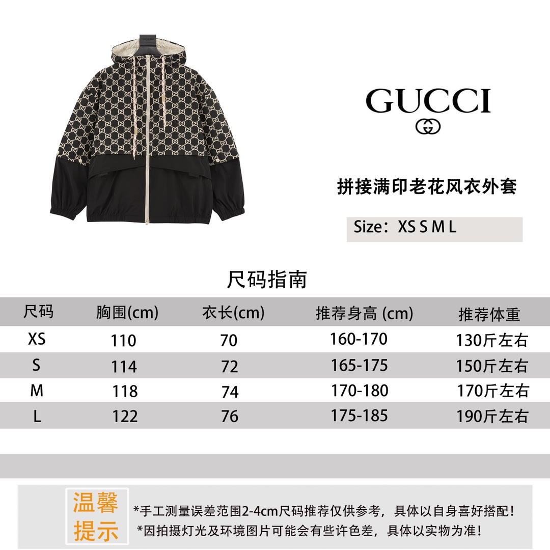 Gucci Clothing Coats & Jackets Windbreaker Best Like
 Splicing