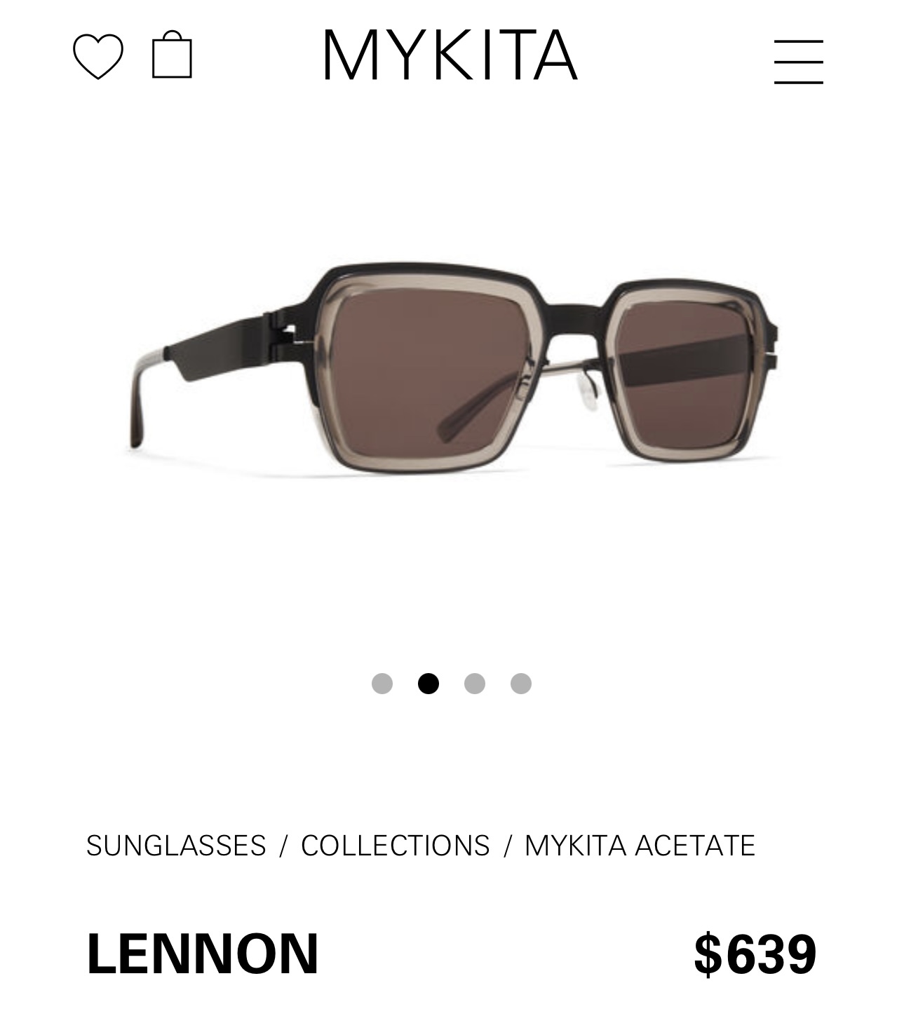 MYKITA⚜️⚜️⚜️MDEL: LENNON⚜️⚜️⚜️SIZE: 50 26-140 OPTICAL MIRRORS, SUNGLASSES - 图片 6