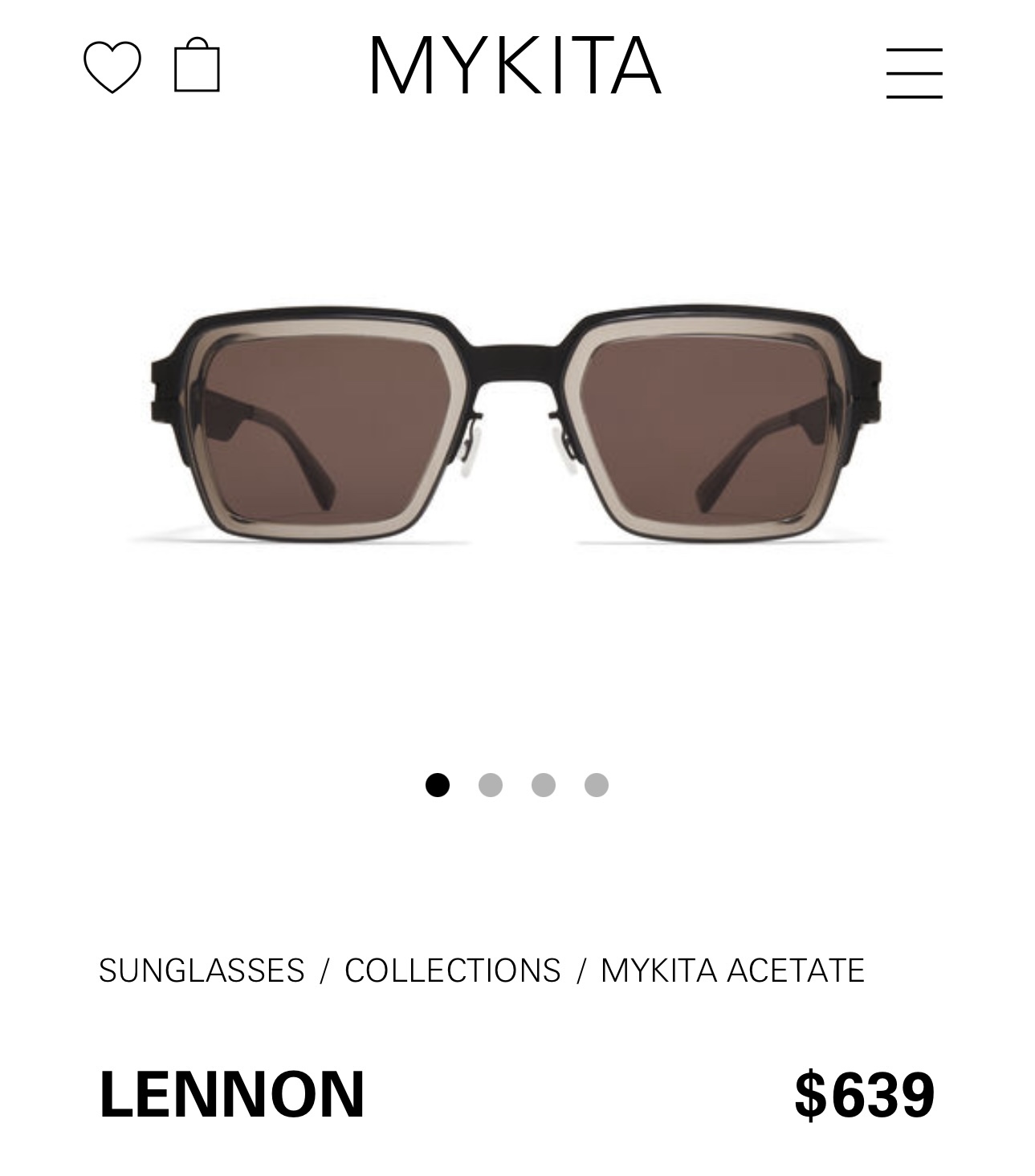 MYKITA⚜️⚜️⚜️MDEL: LENNON⚜️⚜️⚜️SIZE: 50 26-140 OPTICAL MIRRORS, SUNGLASSES - 图片 7