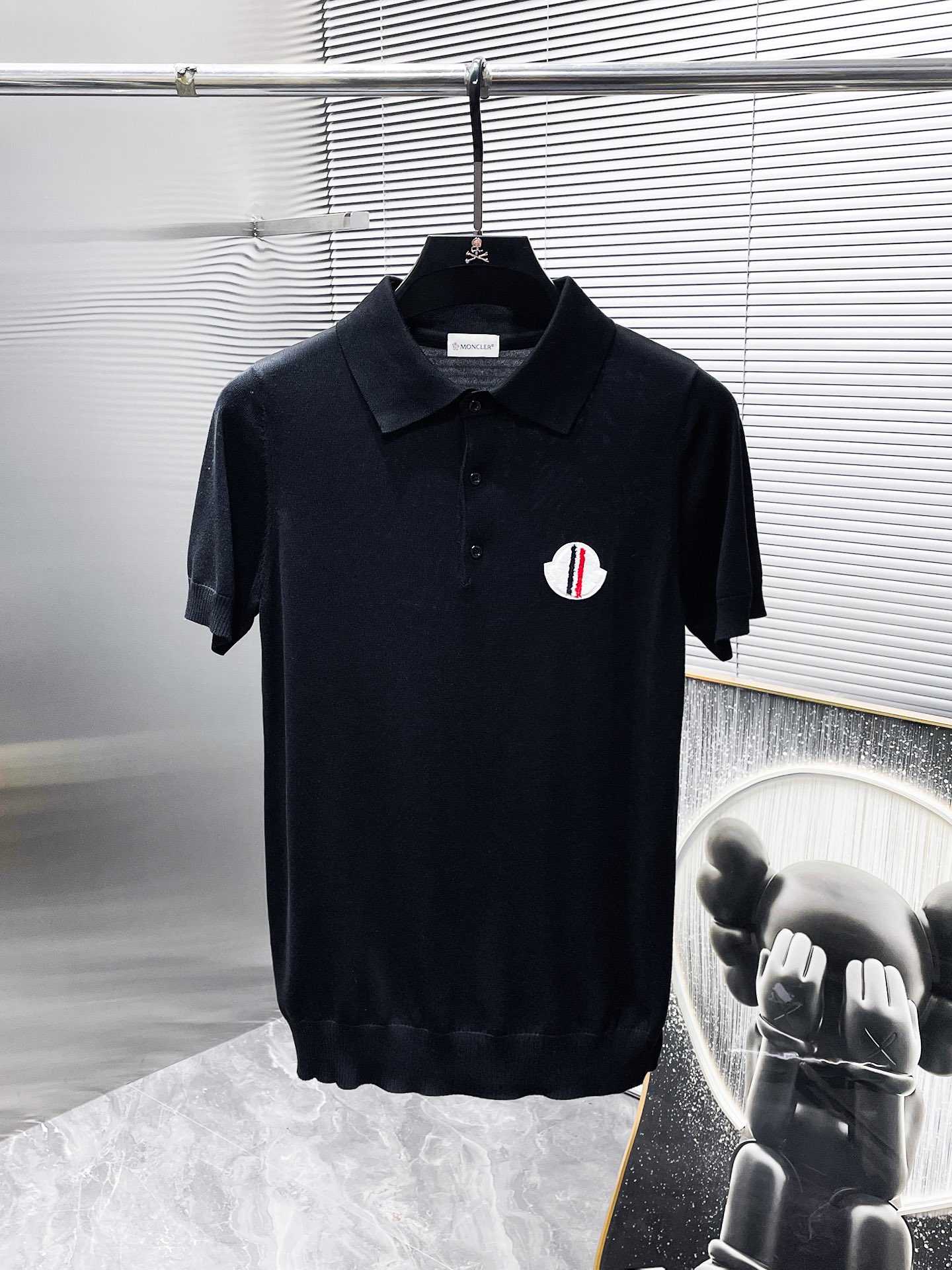 Moncler Clothing Knit Sweater Polo T-Shirt Knitting Short Sleeve