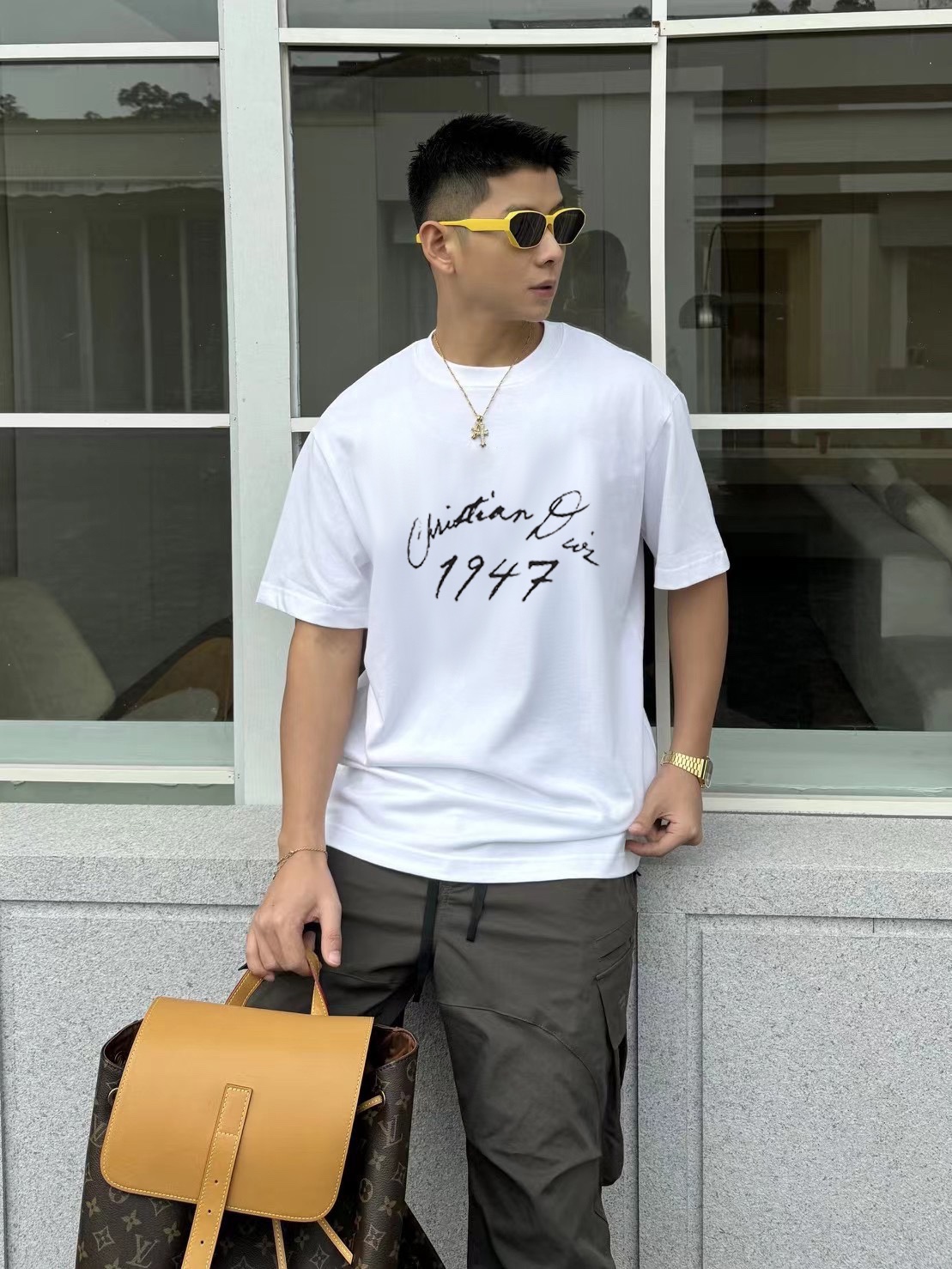 路易威登 Louis Vuitton 高定典藏名品高定成衣时装外套连衣裙衬衫T恤 #A5EAF0E6 3