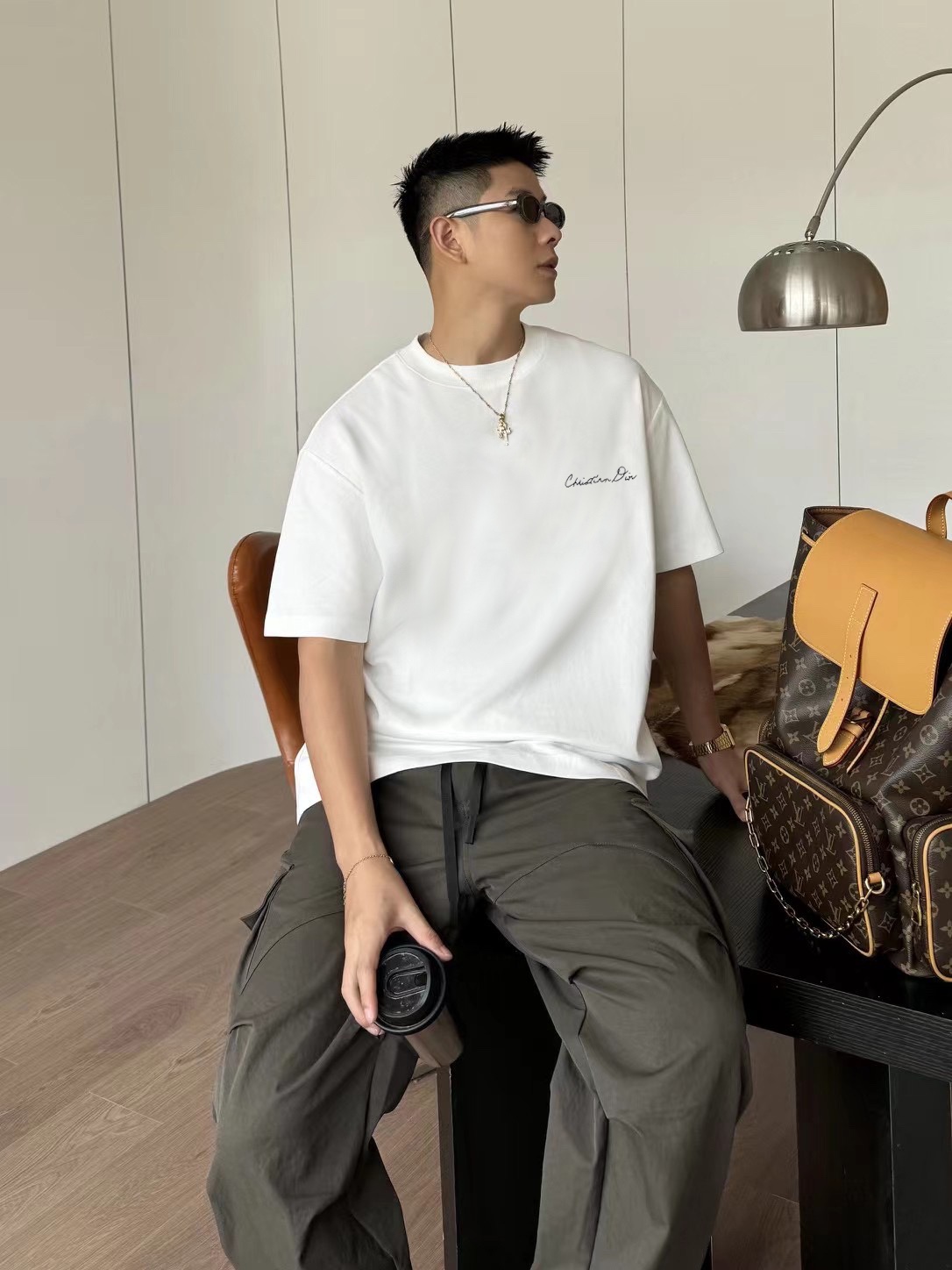 路易威登 Louis Vuitton 高定典藏名品高定成衣时装外套连衣裙衬衫T恤 #2AF3458C 3