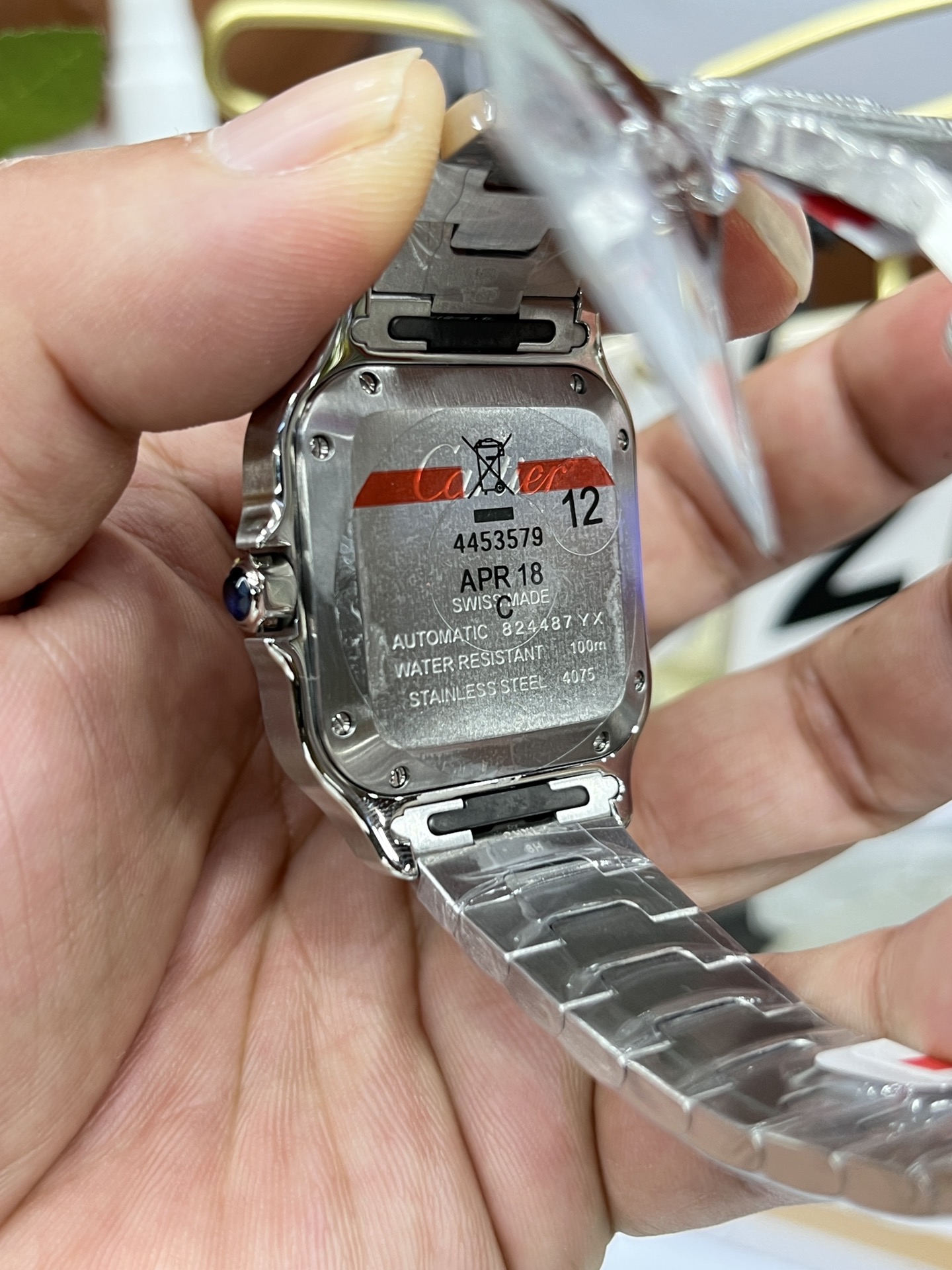 Cartier 卡地亚山度士女款/35.1mm*9.08mm/快拆表带/改1847mc自动上链