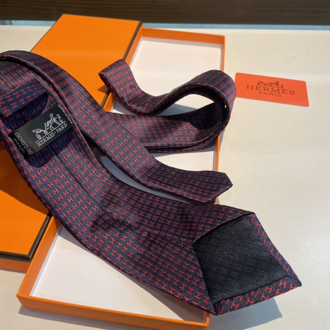 特价配包装爱马仕H字母男士新款领带系列让男士可以充分展示自己个性100%顶级斜纹真丝手工定制
