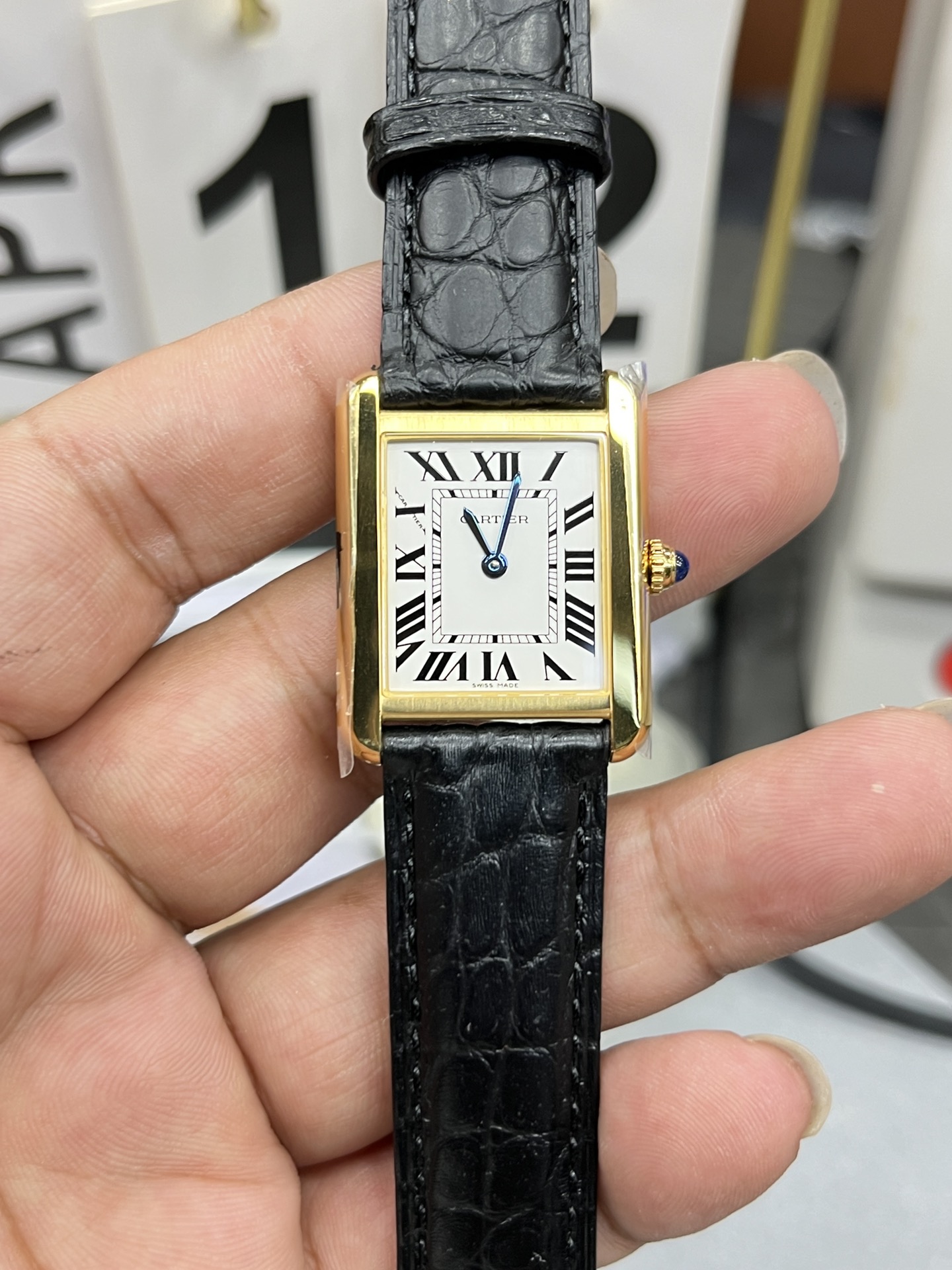 까르띠에 탱크 24×31mm 24mm K11공장 쿼츠 무브먼트 스몰 레플리카 42605