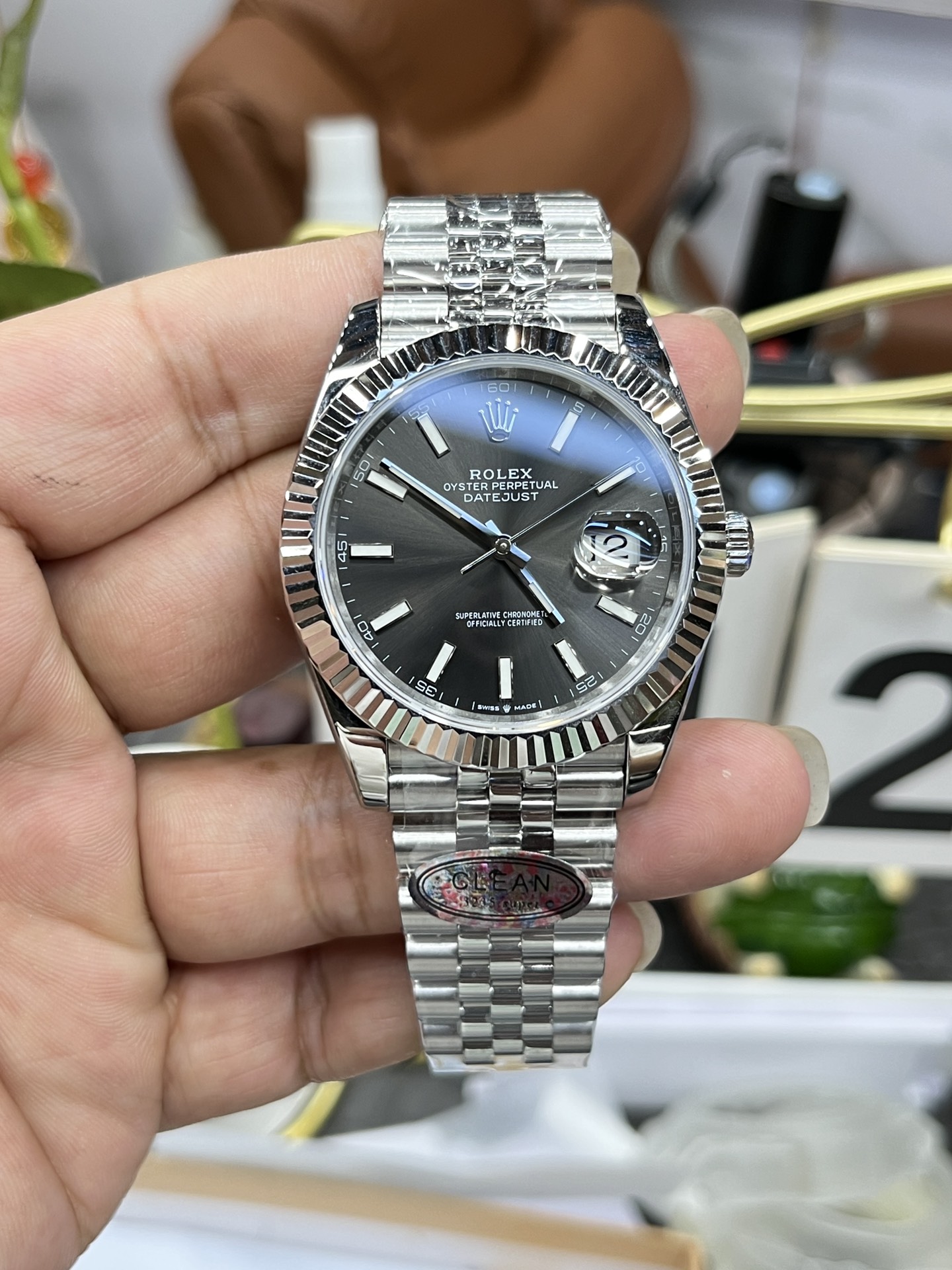 롤렉스 데이트저스트 41mm 3235 무브먼트 레플리카 43273
