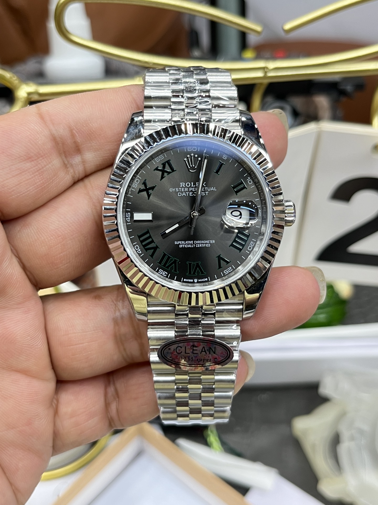 롤렉스 데이트저스트 41mm 3235 무브먼트 레플리카 43272