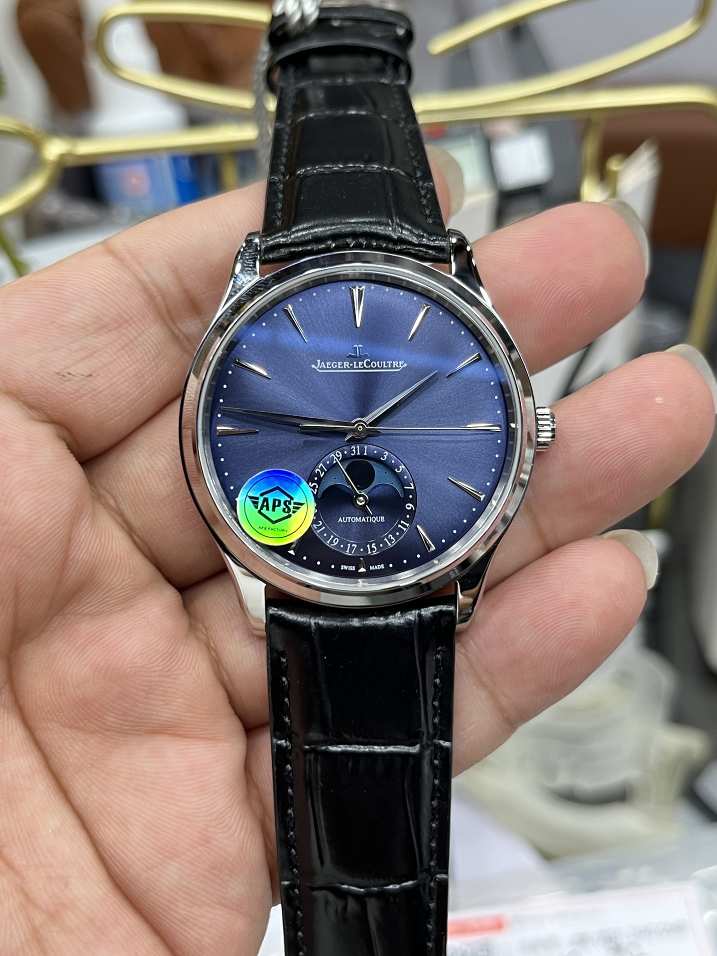 예거 르쿨트르 마스터 문페이즈 39mm 자동 925 APS 공장 레플리카 42956