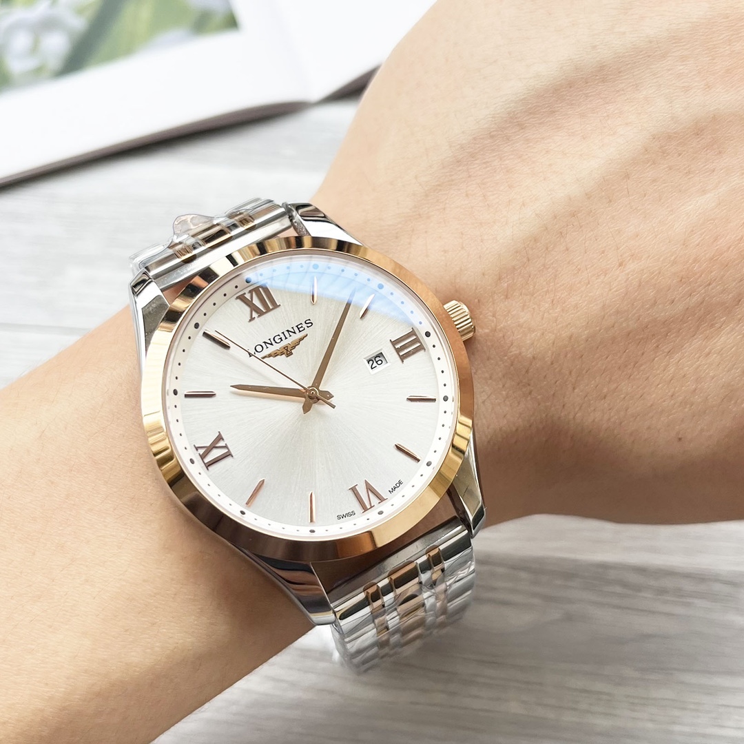 钢皮同价浪琴表结合女性材质与动感线条打造出全新康柏系列ConquestClassic腕表新款腕表仍然忠实