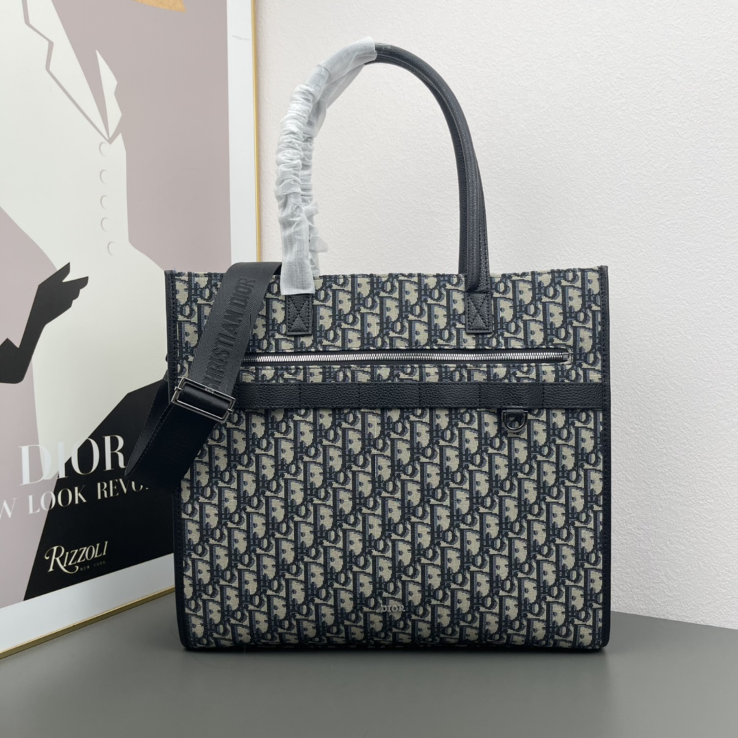 Dior Designer
 Bags Handbags Black Printing Cowhide Fall Collection Oblique