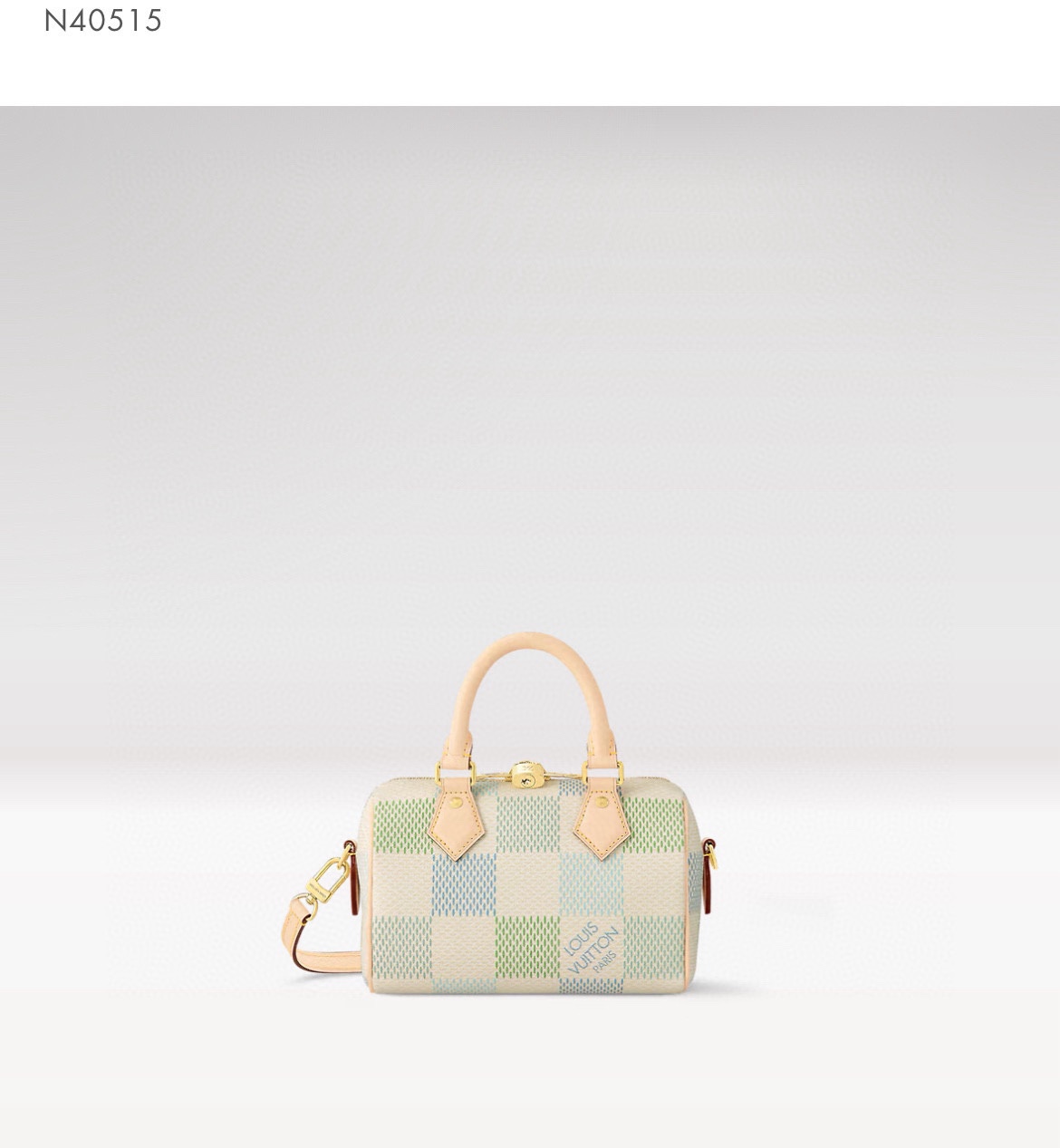 Louis Vuitton LV pillow bag [SPEEDY BANDOULIERE 20 handbag] N40515 plaid official show