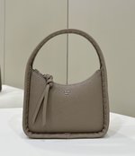 Fendi Crossbody & Shoulder Bags From China
 Grey Calfskin Cowhide Fashion Mini