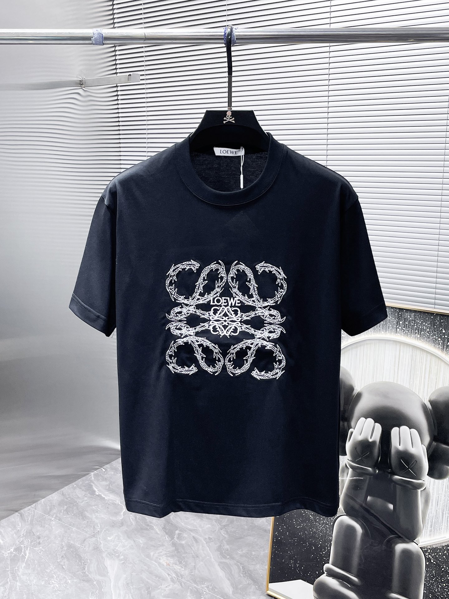 P90 Loewe loewe 2026ss nuevo modelo manga corta camiseta cuello redondo, versión de alta gama! Tejido personalizado de …