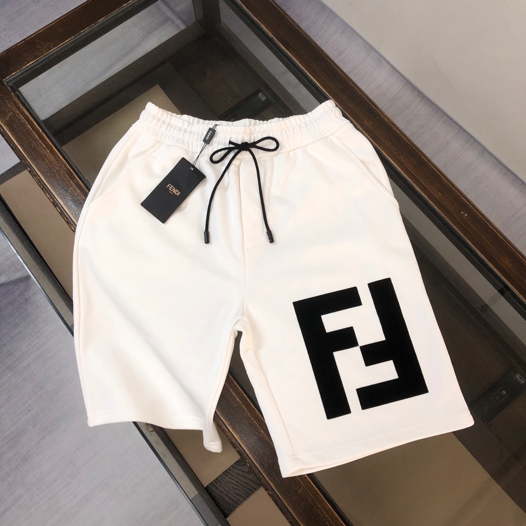 Fendi Replica
 Clothing Shorts Black Grey Purple White Printing Unisex Spring/Summer Collection Casual
