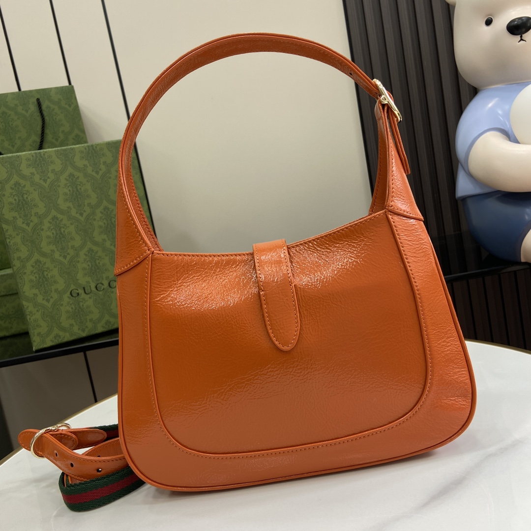 Gucci 漆皮 Jackie系列小号肩背包