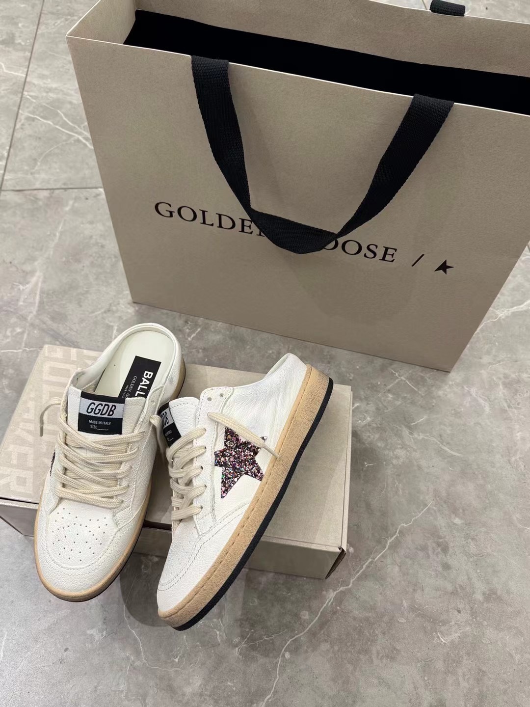 2024 Summer New GGDB Ballstar Half-Truck Shoes Available in Various Colors - 图片 6