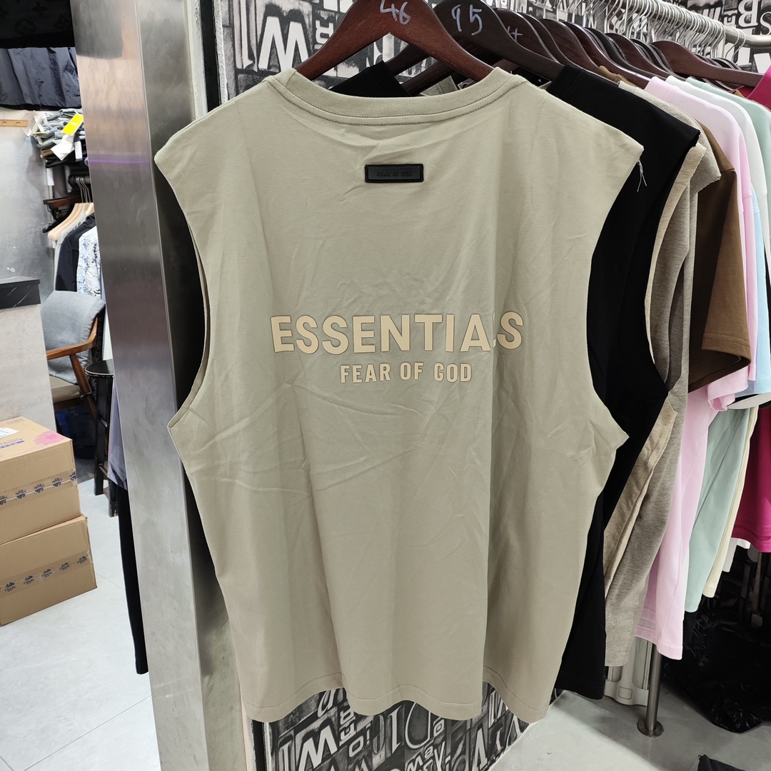 FEAR OF GOD ESSENTIALS 云系列 无袖T恤服装 2