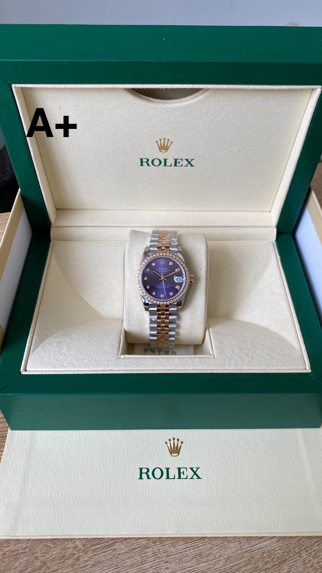 Rolex Datejust Magasin
 Montre AAAA Personnaliser
 Bleu Denim bleu Femmes Acier 2236 Movement