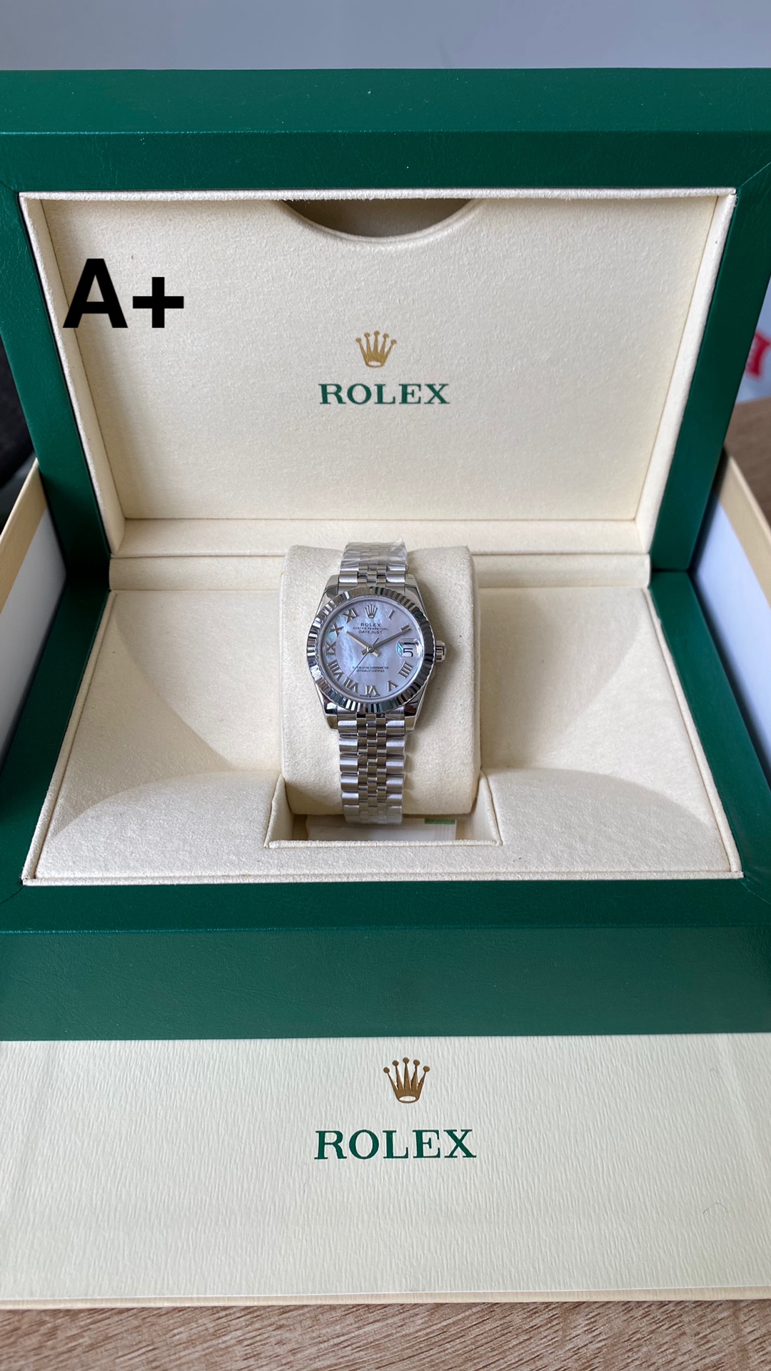 Rolex Datejust Montre Bleu Denim bleu Femmes Acier 2236 Movement