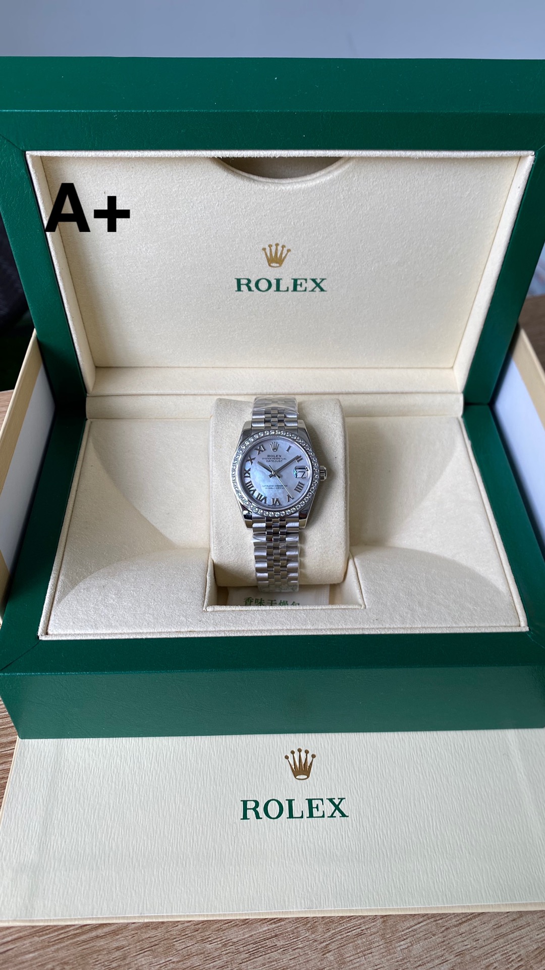 Rolex Datejust Montre Bleu Denim bleu Femmes Acier 2236 Movement