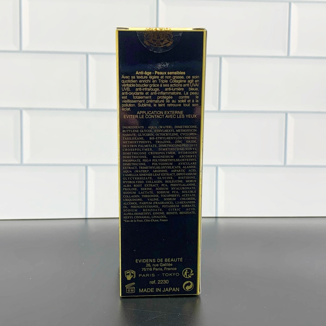 一比一/30💰
可配中文标+官网防伪✔️伊菲丹三重精华防晒霜50ml！超防晒还能·养肤还能·抗衰老！不愧是内外兼修的伊菲丹三重胶原精华防晒50ml，伊菲丹三重胶原全面隔离防晒霜，贵妇精品防晒。
✅全光谱御光SPF50 PA++++超强防晒
✅轻薄不粘腻，成膜快不搓泥，南法高定香氛
✅专属精华养肤，修护光损伤，抗氧提亮，水润紧致
防晒更养肤!适合所有肤质使用!尤其是敏感肌~