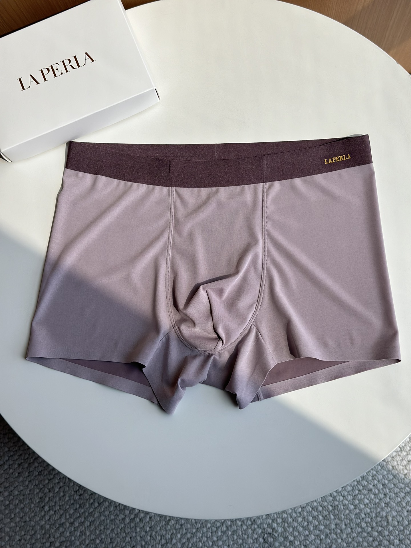 LAPERLA新款120S混纺冰丝双面男士内裤 高端面料 超级120S科技混纺  冰丝凉感比普通的低5度