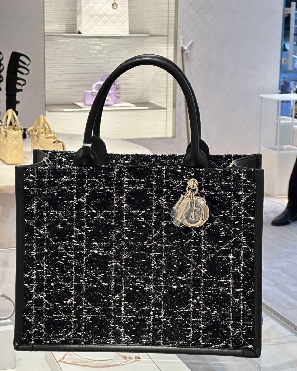 Tweed toteNew Dior product