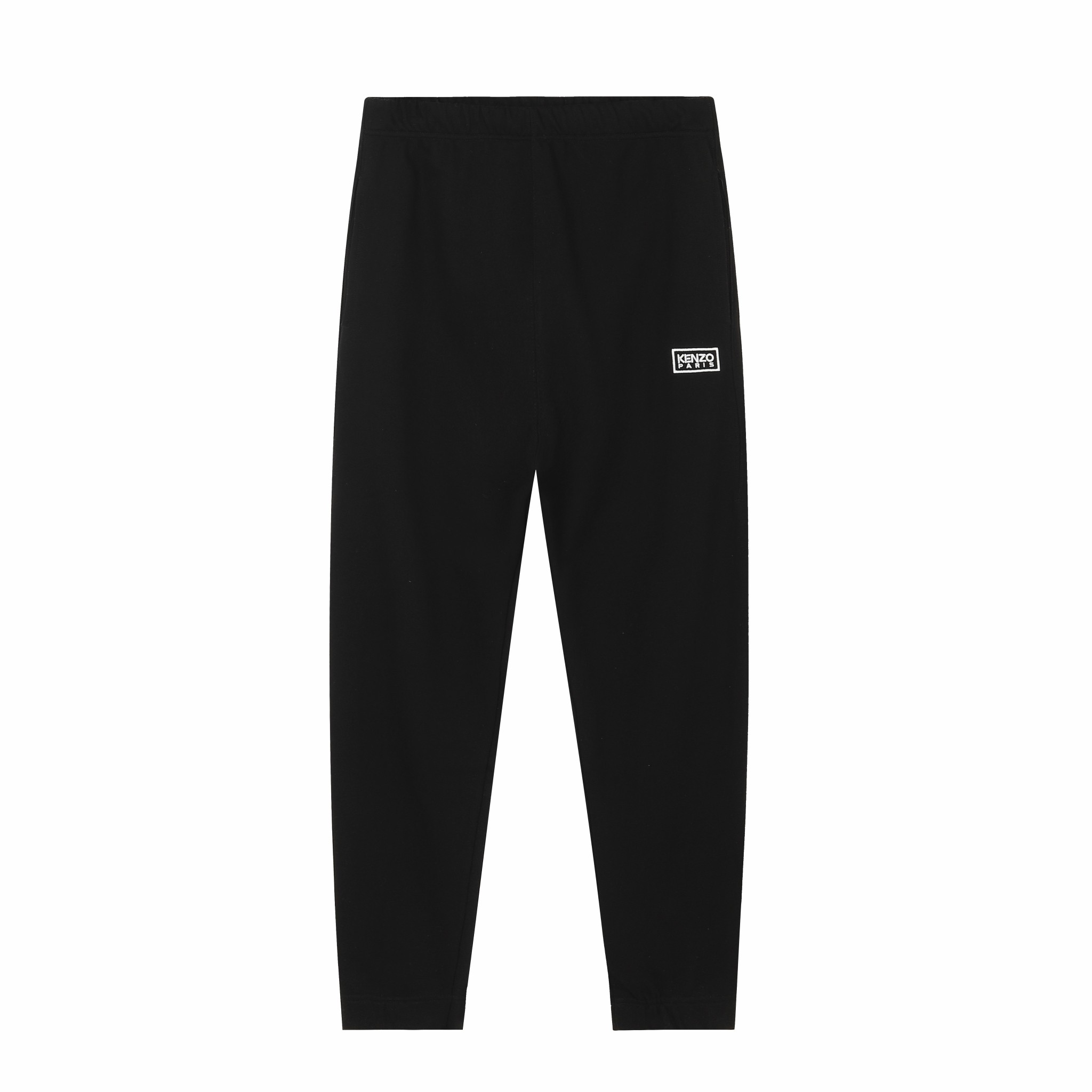 Pantalón largo KENZ* 2024SS nueva primavera/verano, bordado de cadena Tajima con letras, cordón interior, detalles perf…