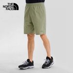 The North Face Clothing Shorts ArmyGreen Black Green Khaki Embroidery Unisex Men Nylon Summer Collection Fashion Casual