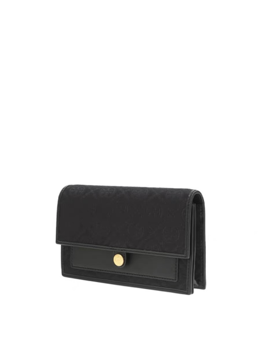 Tory Burch ～Tory Burch23年新款老花单肩信封包 风琴款式 实用百搭 提花面料 精选提花布料