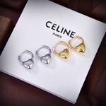 Celine Bijoux Boucle D’Oreille Jaune Laiton Fashion