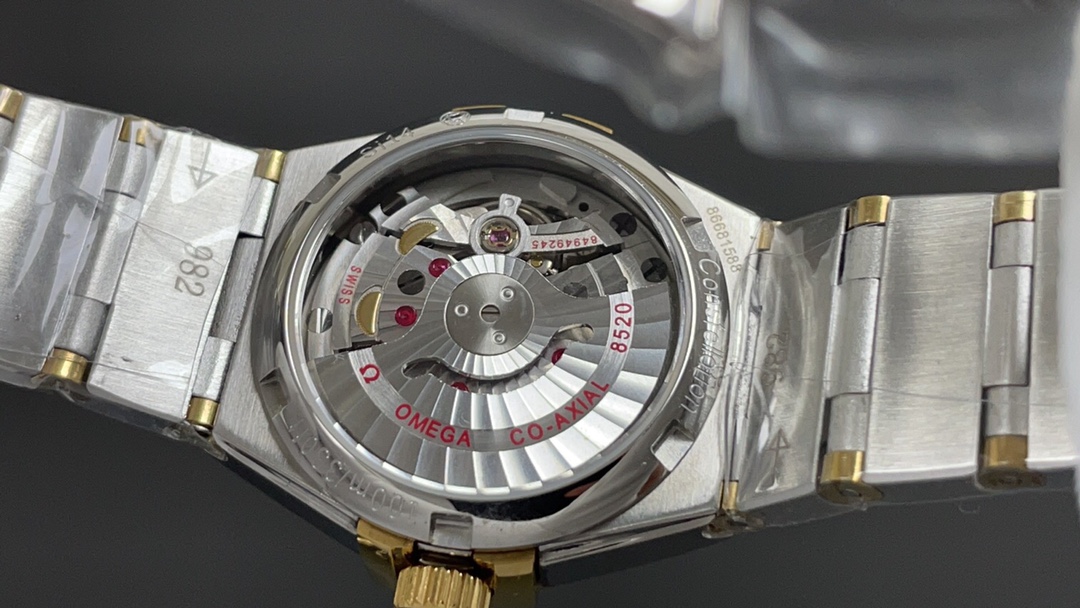 “Omega Constellation 8520 Cores Watch: Blue Mother-of-Pearl Dial, Premium Quality, Ideal Gift” - 图片 8