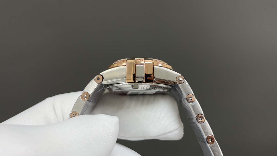“Omega Constellation Series: 2070 Gold Drill 50.PLUMA Watch with 8520 Cores and Blue Mother’s Watchboard” - 图片 7