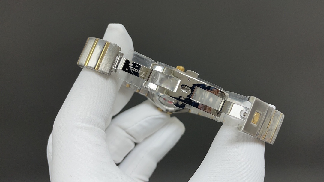 “Omega Constellation Series Watch Review: Gold P2185, Drill 50, Blue Mother-of-Pearl Dial” - 图片 8