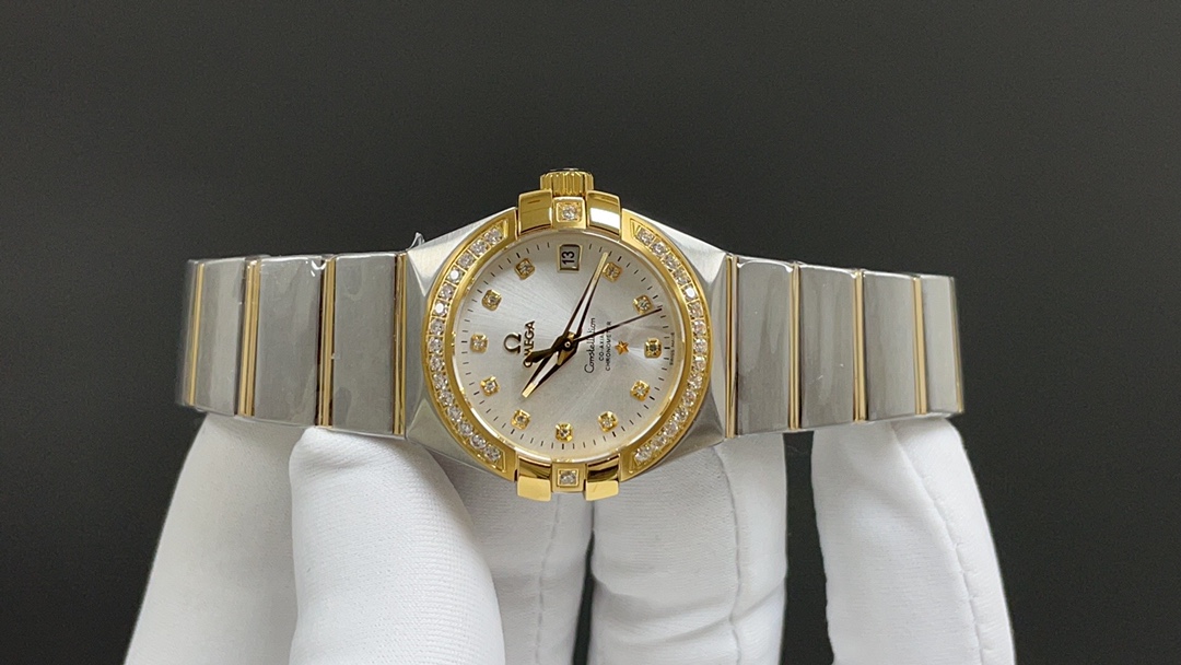 Omega Constellation Series: 2070 Gold Drill 50.PLUMA Light Wrist Watch with 8520 Cores - 图片 5